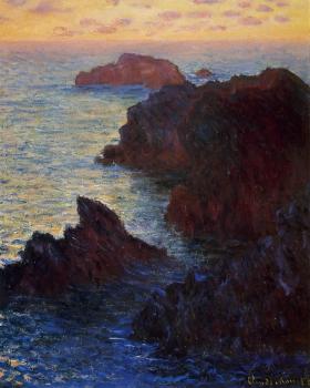 尅勞德 莫奈 Rocky Point at Port-Goulphar 尅勞德 莫奈 Rocky Point at Port-Goulphar